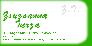 zsuzsanna turza business card